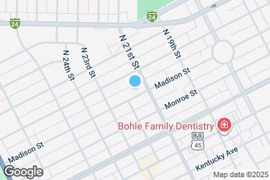 Map image of the property - 2117 Madison St