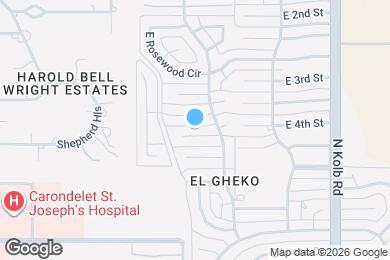 Map image of the property - 6821 E 4th St