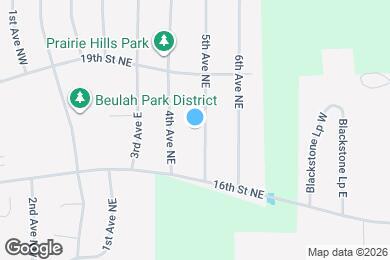 Map image of the property - 1731 5th Ave NE