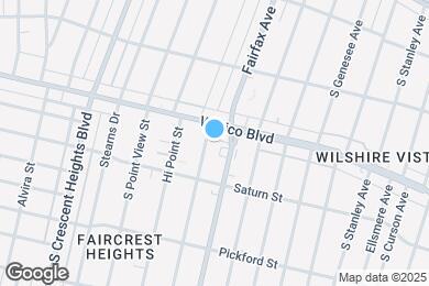 Map image of the property - 1416 S Hayworth Ave