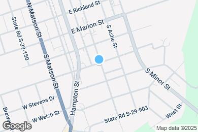Map image of the property - 122 E Pine St