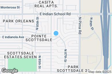 Map image of the property - 8622 E Indianola Ave