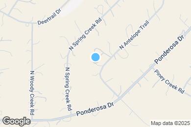 Map image of the property - 12331 N Antelope Trail