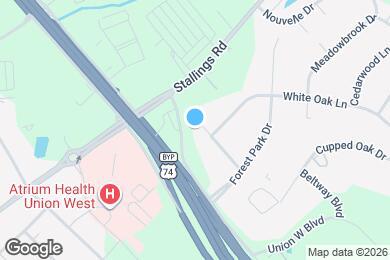 Map image of the property - 203 Pinetree Dr