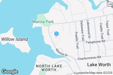 Map image of the property - 3800 Marina Dr