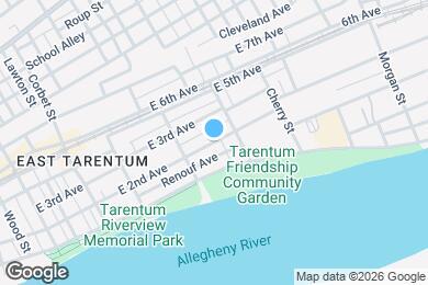 Map image of the property - 627 E 2nd Ave