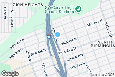 Map image of the property - 1901 35th Ave N