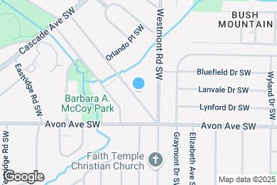 Map image of the property - 1559 Orlando St SW