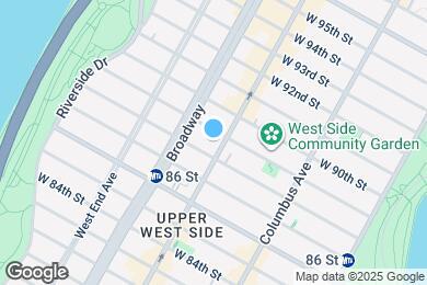 Map image of the property - 588 Amsterdam Ave