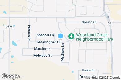 Map image of the property - 2912 Mockingbird St