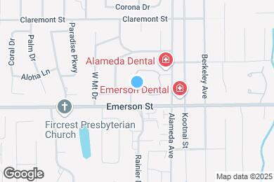 Map image of the property - Alameda West Apartments