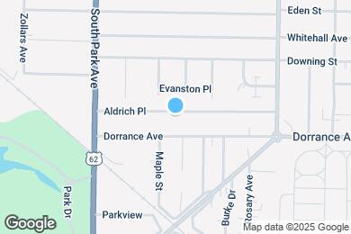 Map image of the property - 101 Aldrich Pl