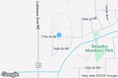 Map image of the property - 11177 77th St NE