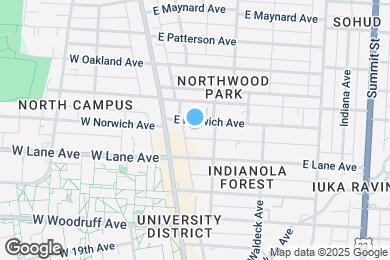 Map image of the property - 45 E Norwich Ave