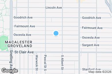 Map image of the property - 1422 Osceola Ave