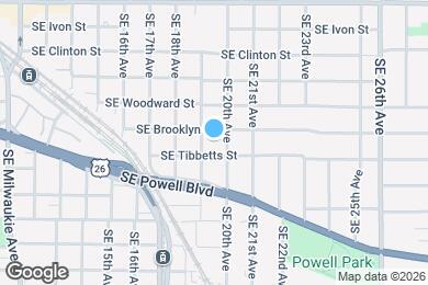 Map image of the property - 3057 SE 20th Ave