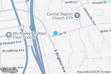 Map image of the property - 112 Thurber St