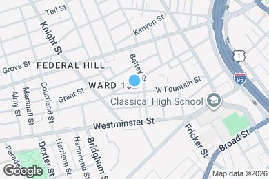 Map image of the property - 465 W Fountain St