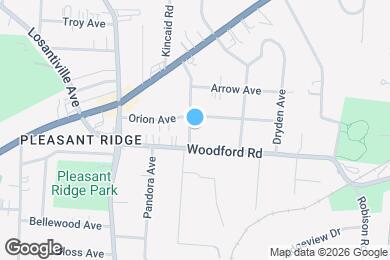 Map image of the property - 6018 Woodmont Ave