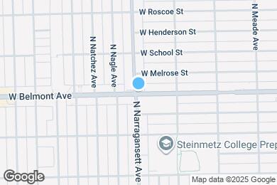 Map image of the property - 6340 W Belmont Ave