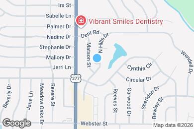 Map image of the property - Conveniently located Fort Worth home with a welcoming atmosphere!
