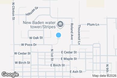 Map image of the property - 406 E Poos Dr