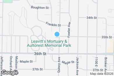 Map image of the property - 3503 Quincy Ave