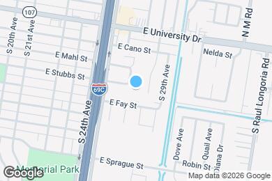 Map image of the property - 220 S 25th Ave