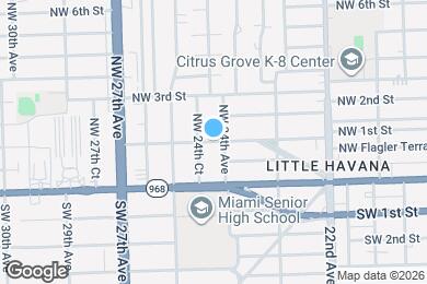 Map image of the property - 2424 NW 1st St