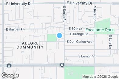 Map image of the property - 1964 E Don Carlos Ave