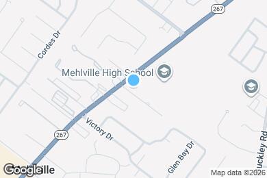 Map image of the property - 1261 Mehlview Ct