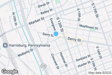 Map image of the property - 1233 Derry St