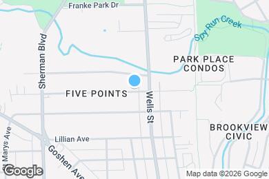 Map image of the property - 426 Elmer Ave
