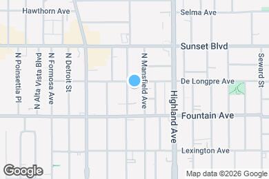 Map image of the property - 1348 N Orange Dr