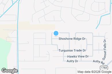 Map image of the property - 334 Shoshone Ridge Dr