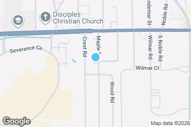 Map image of the property - 1520 Maple Rd