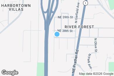 Map image of the property - 1811 NE 37th Ter