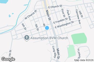 Map image of the property - 305 4th St