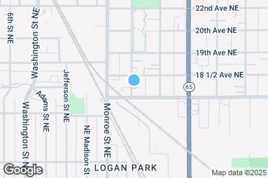 Map image of the property - 1811 Quincy St NE