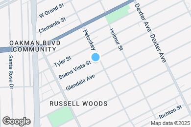 Map image of the property - 4221 Buena Vista St