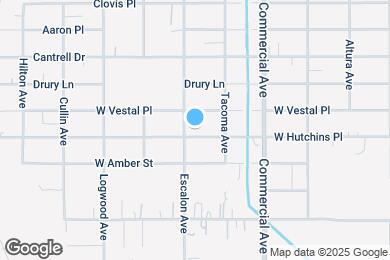 Map image of the property - 931 W Hutchins Pl