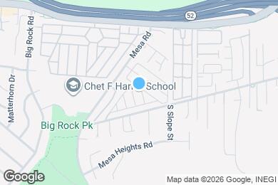 Map image of the property - 8701 Mesa Rd
