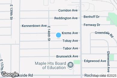 Map image of the property - 14715 Tokay Ave