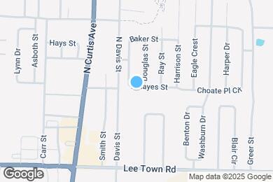 Map image of the property - 386 E Hayes St