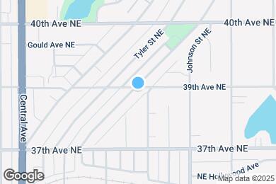 Map image of the property - 3879 Polk St NE