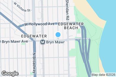 Map image of the property - 5606 N Kenmore Ave