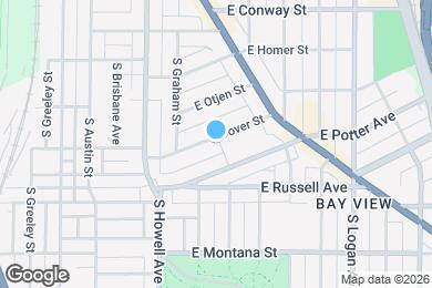 Map image of the property - 553 E Dover St