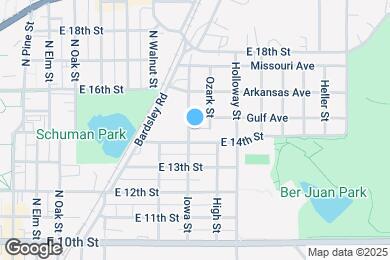 Map image of the property - 1402 Iowa St