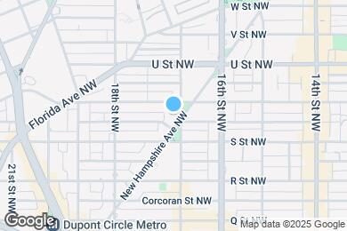 Map image of the property - 1822 New Hampshire Ave NW