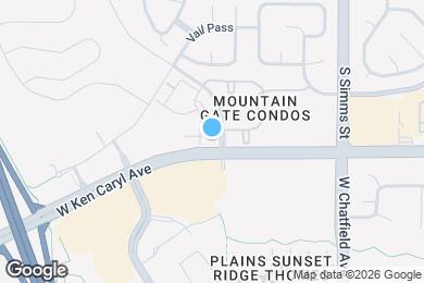 Map image of the property - 7479 S Alkire St